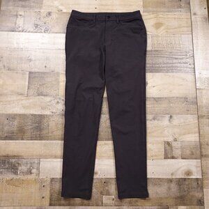 Lululemon ABC Pant Slim Warpstreme Men's 31 Black 31.5" Inseam